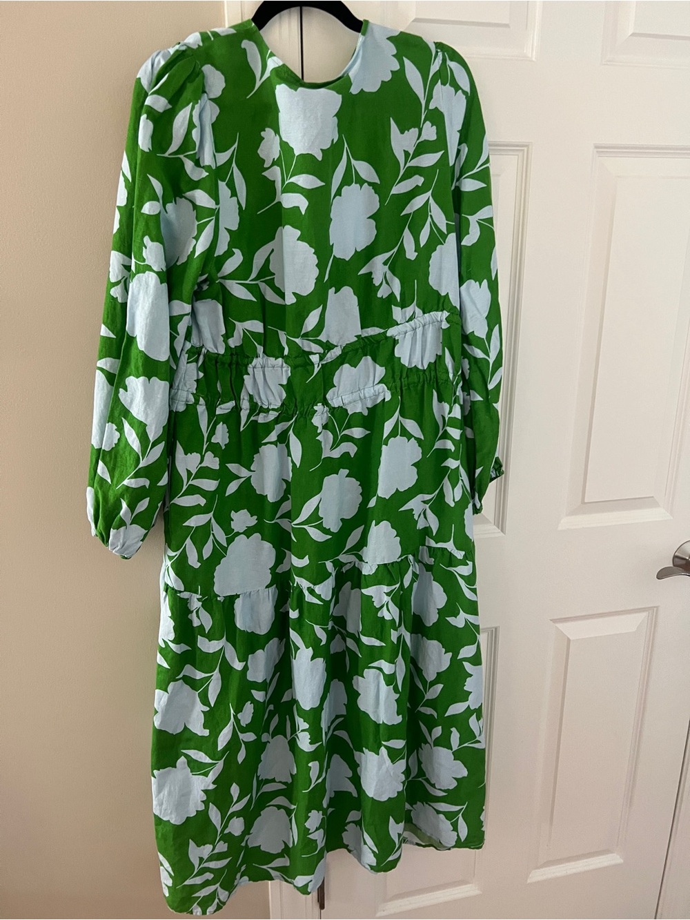 NWT Kate Spade x Target Womans Long Sleeve Linen Maxi Dress Size XL - Picture 6 of 7